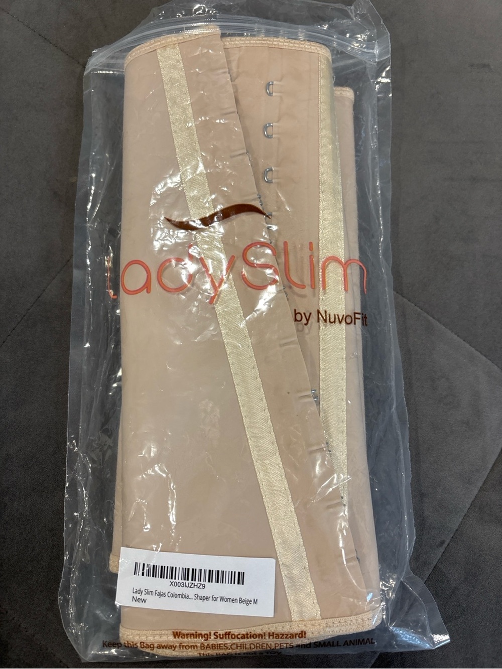 Lady‎ Slim Shaper by NuvoFit - Beige Waist Trainer